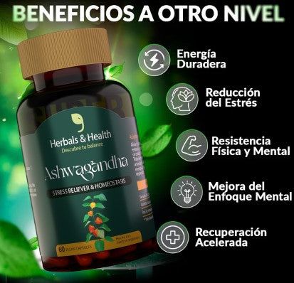 Ashwagandha Herbal Contra el estres, el insomnio y la ansiedad
